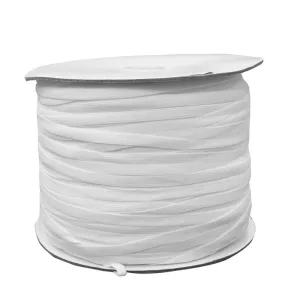 1/4" White Elastic Roll (320 Meters)