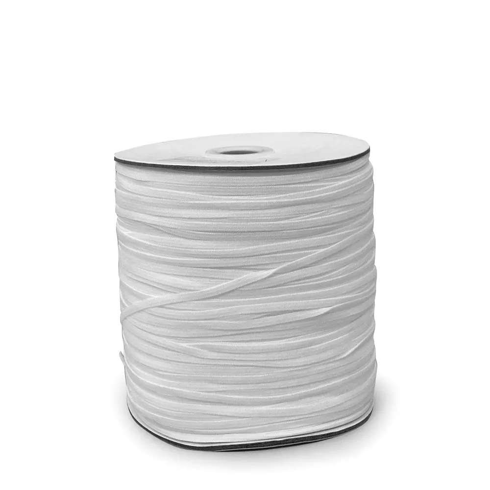 1/8" White Elastic Roll (320 Meters)