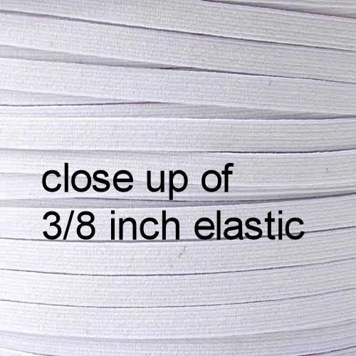 3/4" Black Elastic Roll (125 Meters)