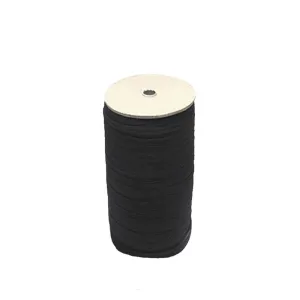 3/4" Black Elastic Roll (125 Meters)