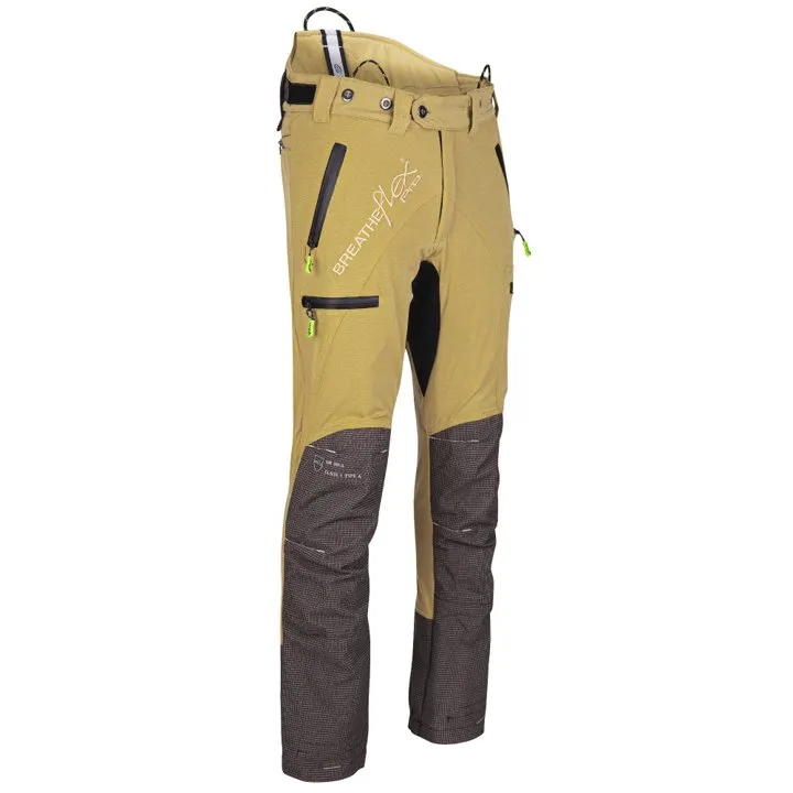 AT4060 Breatheflex Pro Chainsaw Pants Design A Class 1 - Beige