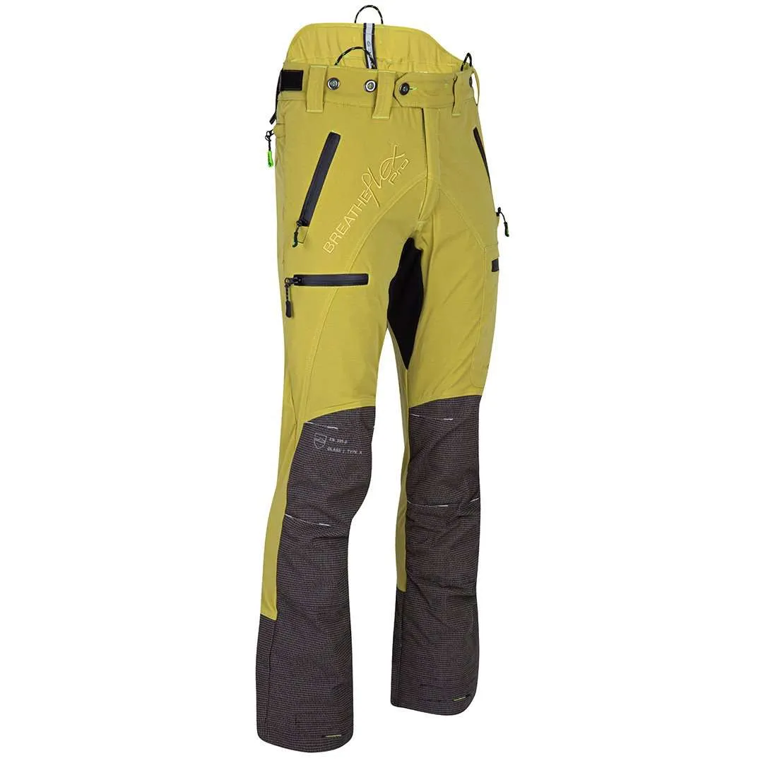 AT4060 Breatheflex Pro Chainsaw Pants Design A Class 1 - Citrine