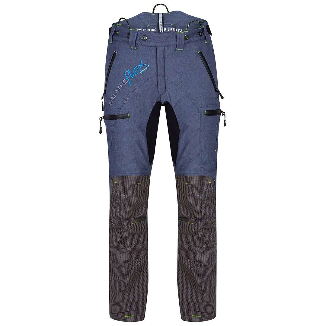 AT4060 Breatheflex Pro Chainsaw Pants Design A Class 1 - Denim Blue Legacy