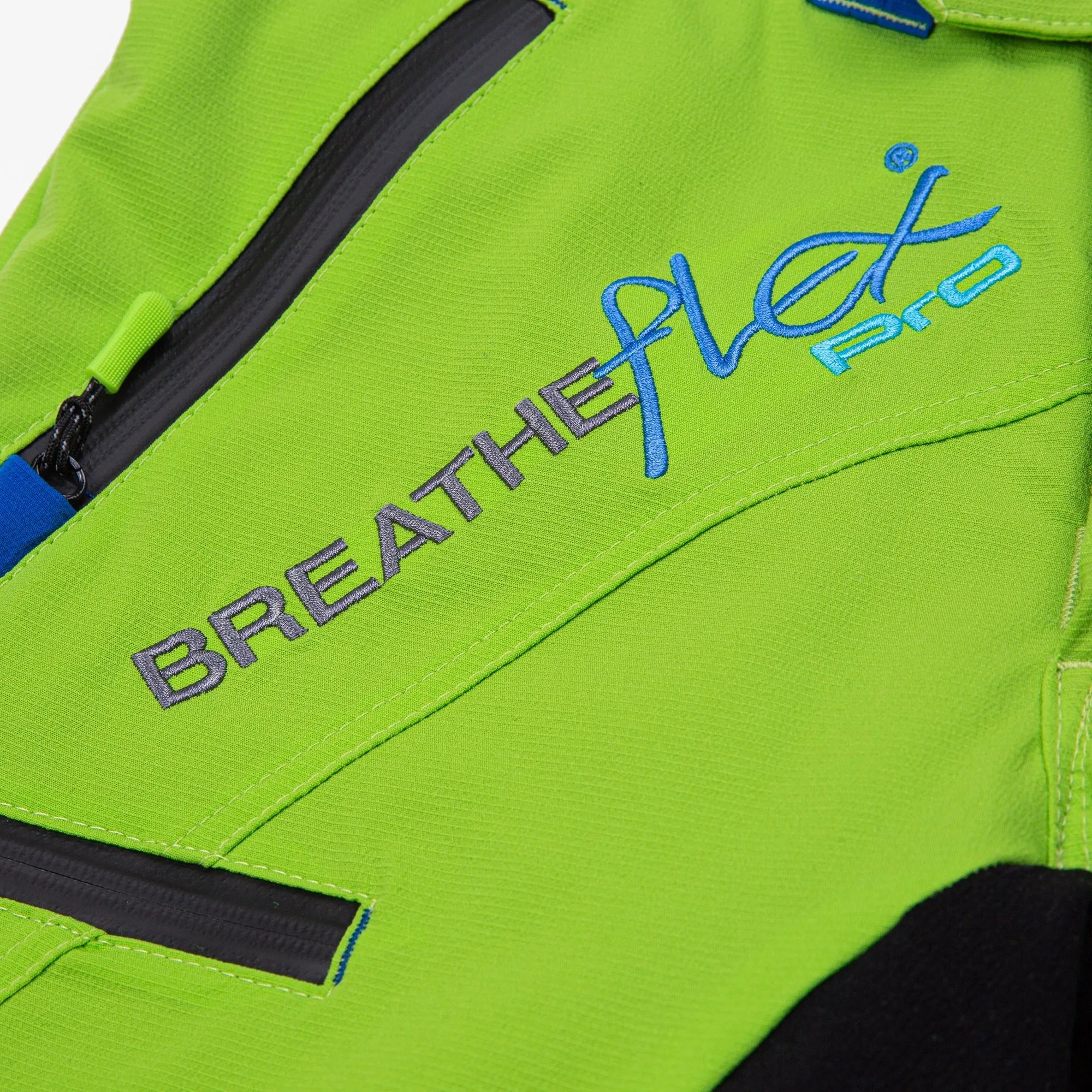 AT4060 Breatheflex Pro Chainsaw Pants Design A Class 1 - Lime