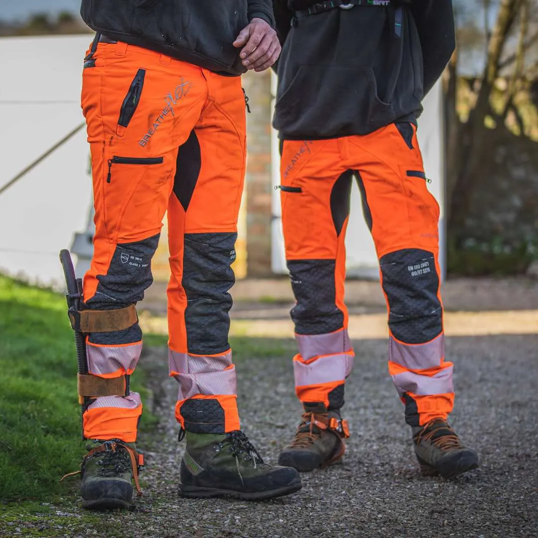 AT4060(US) Breatheflex Pro Chainsaw Pants UL Rated - Hi-Viz Orange