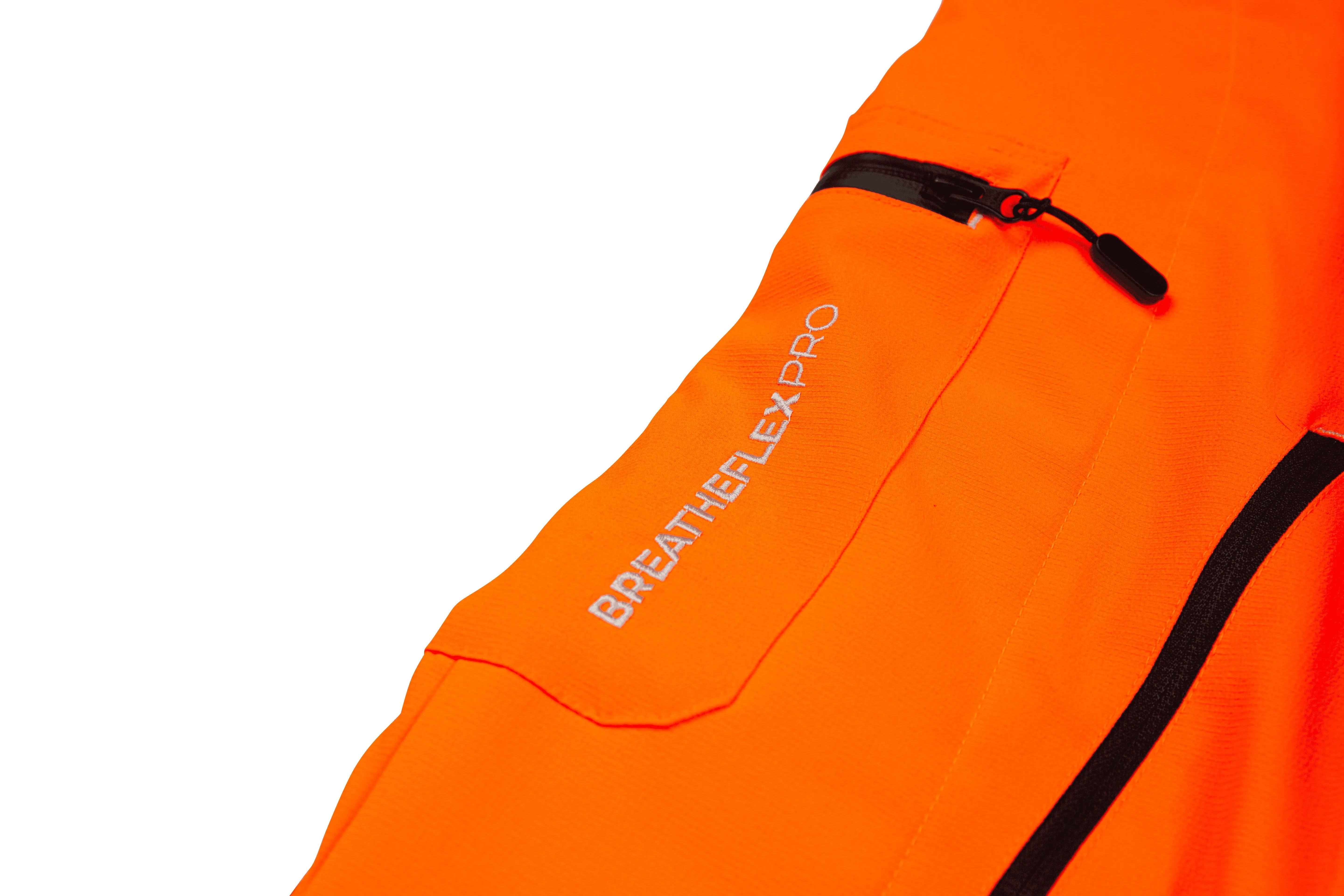 AT4060(US) Breatheflex Pro Chainsaw Pants UL Rated - Hi-Viz Orange