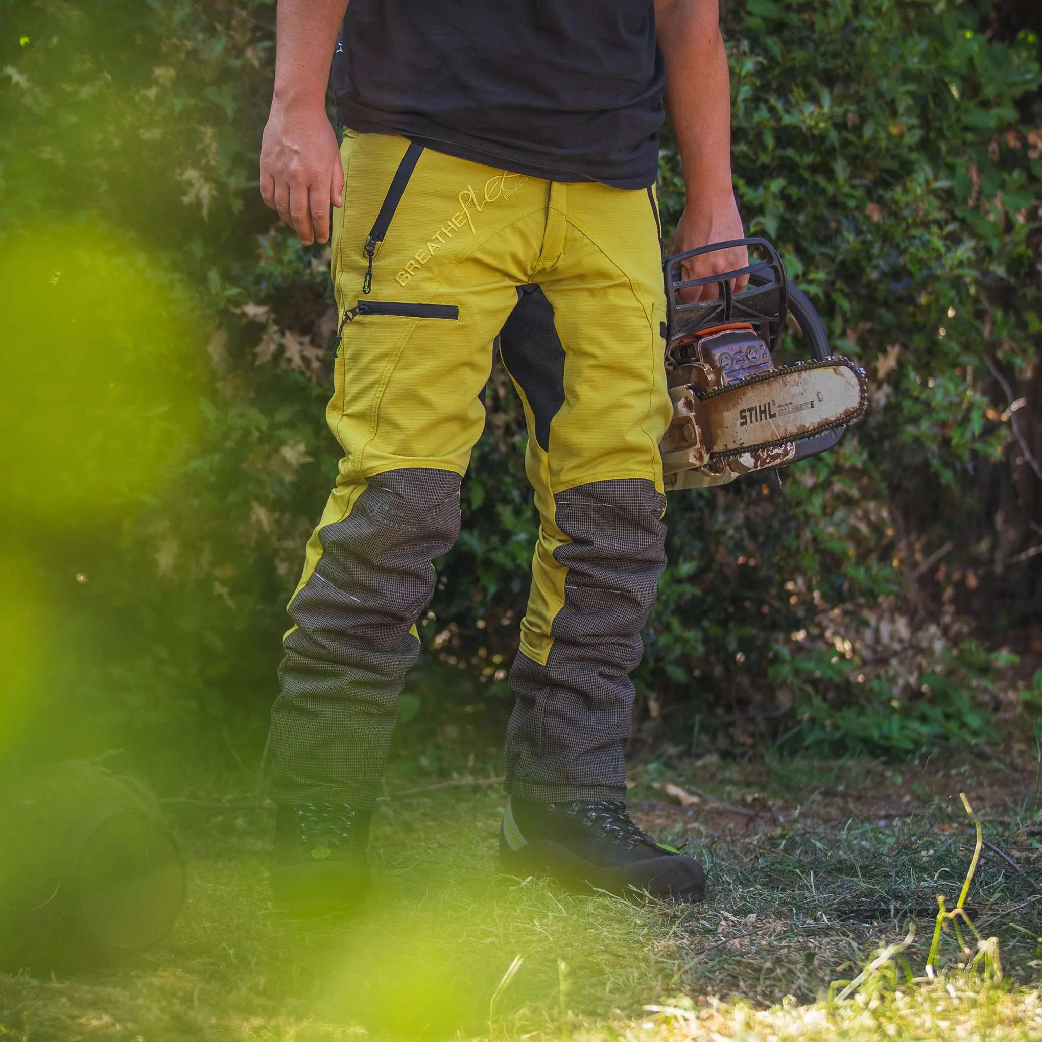 AT4070 Breatheflex Pro Chainsaw Pants Design C Class 1 - Citrine