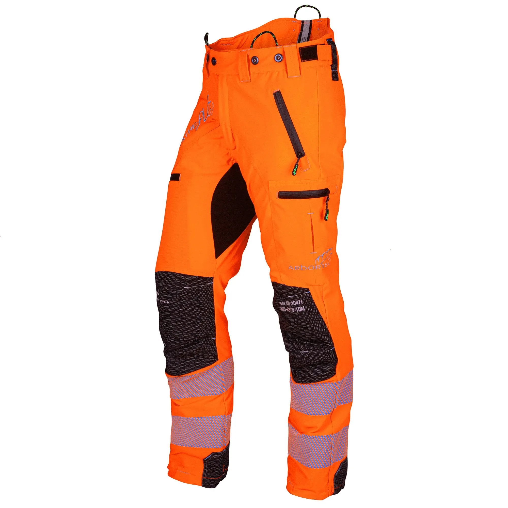 ATHV4060 Breatheflex Pro Chainsaw Pants Design A Class 1 - Hi-Viz Orange