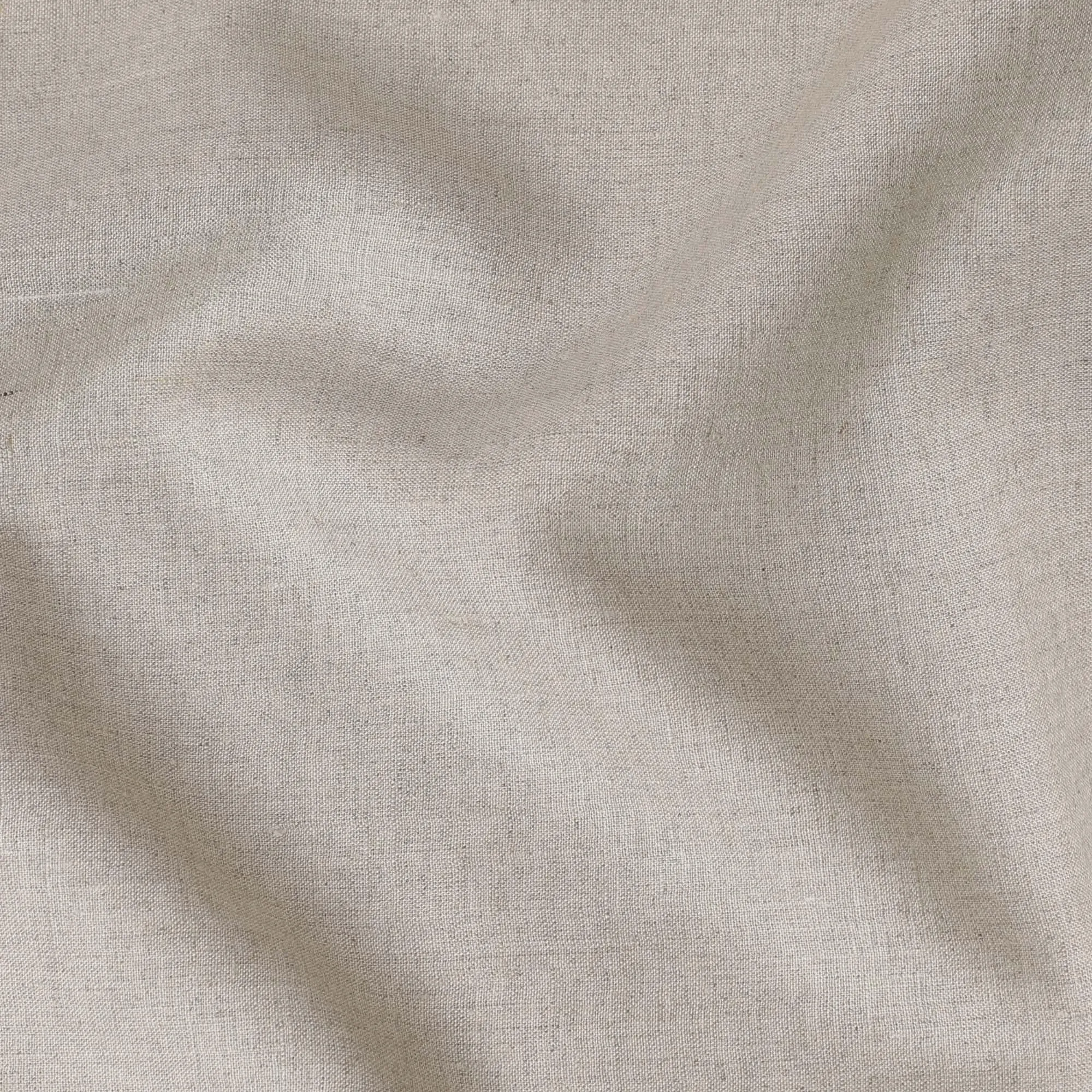 Beige Plain Premium pure linen fabric 60Lea-D15882