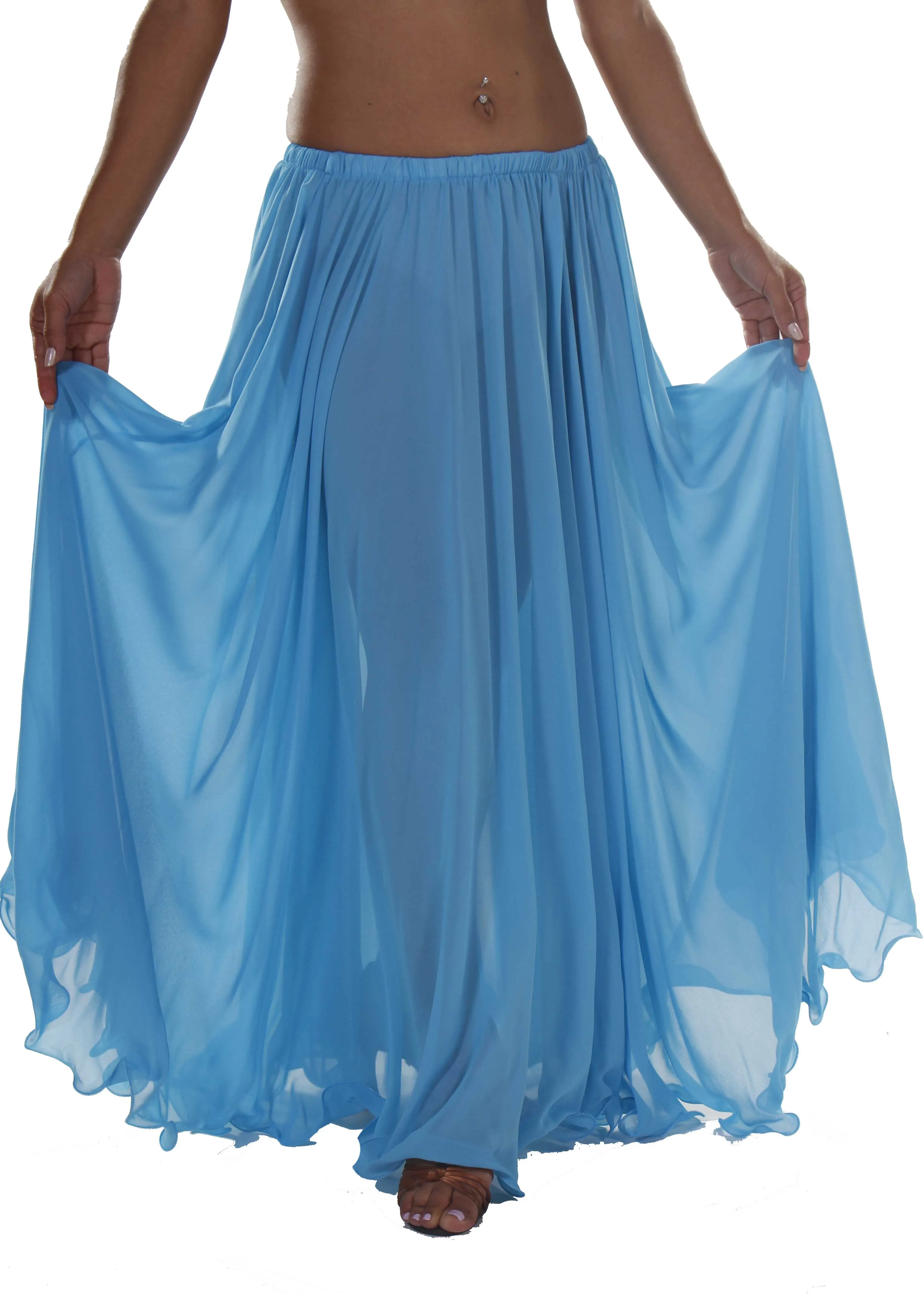 Belly Dance Chiffon Full Circular Skirt