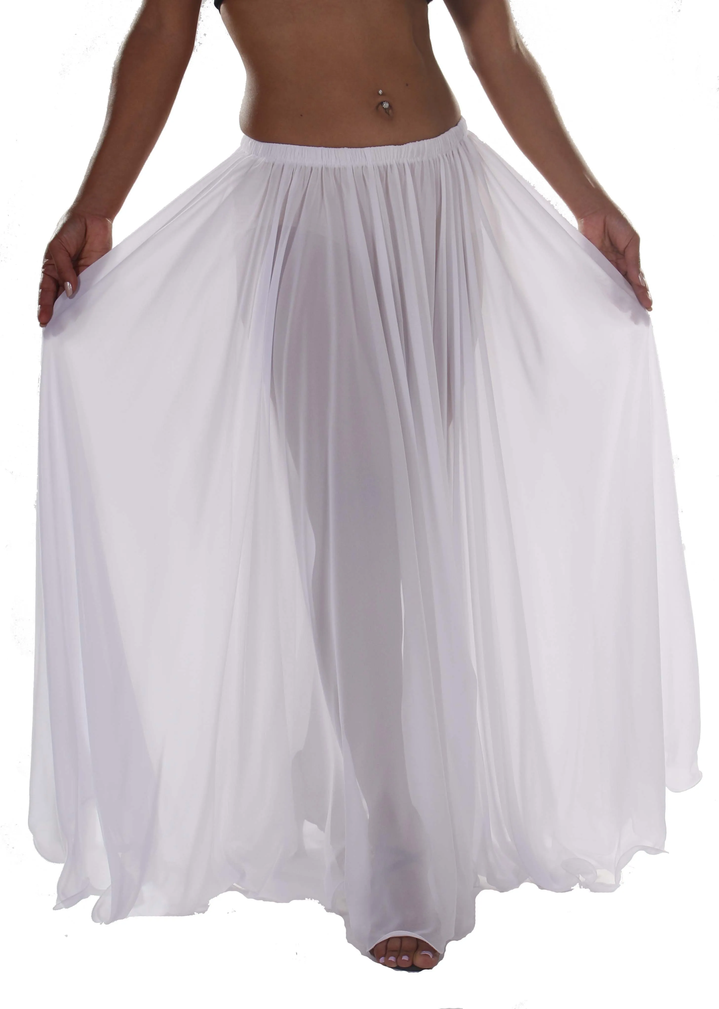 Belly Dance Chiffon Full Circular Skirt