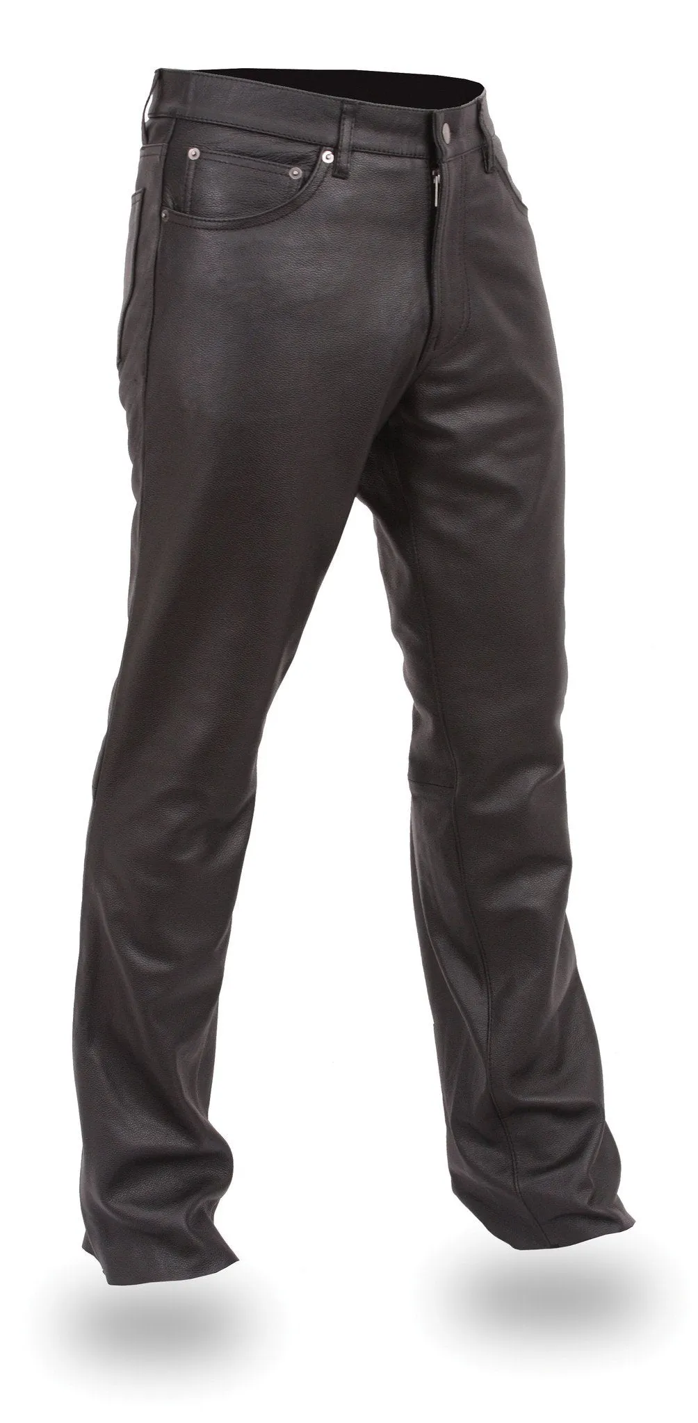 Black Leather "Commander" Pants