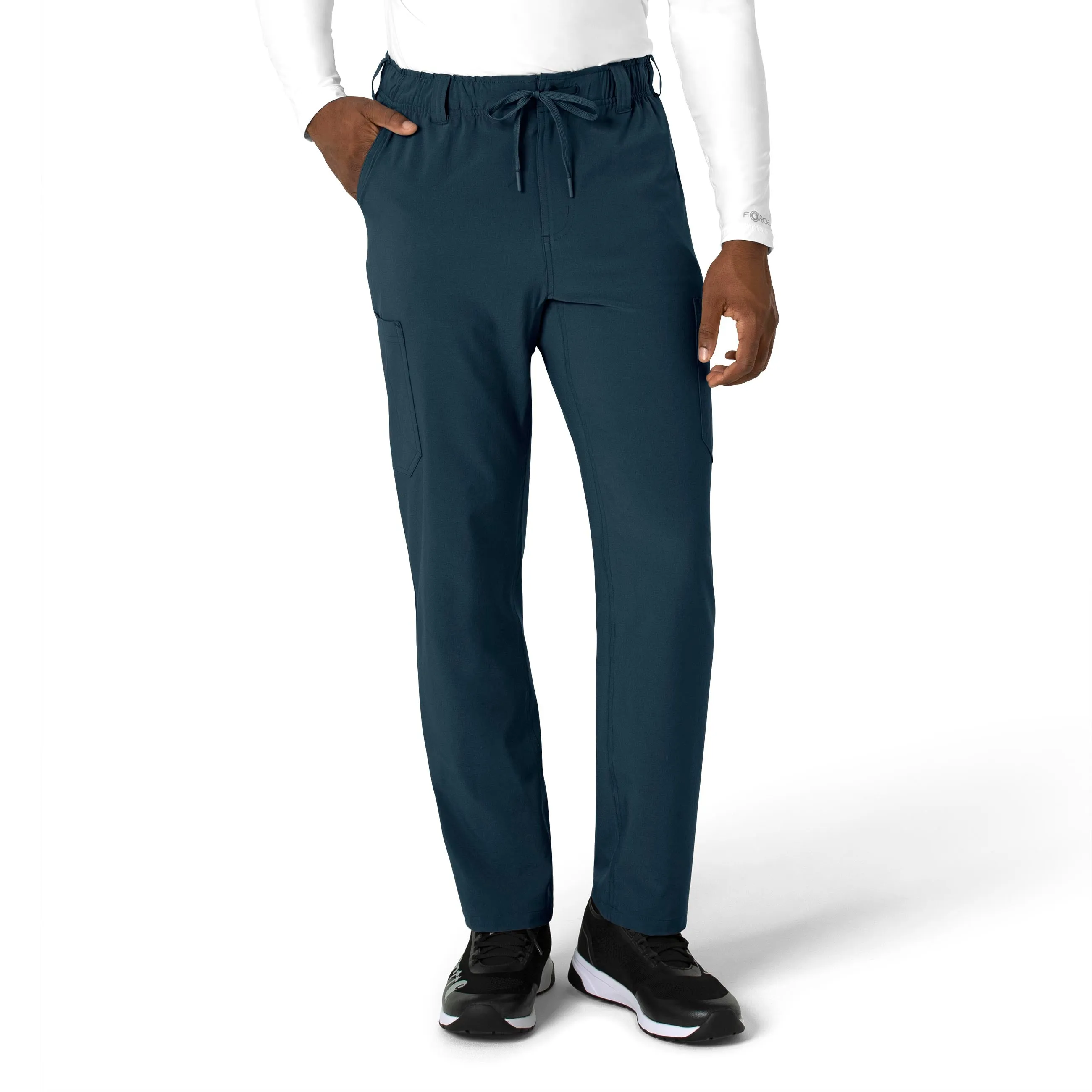 Carhartt Force Cross-Flex Men's Straight Leg Scrub Pant - Navy