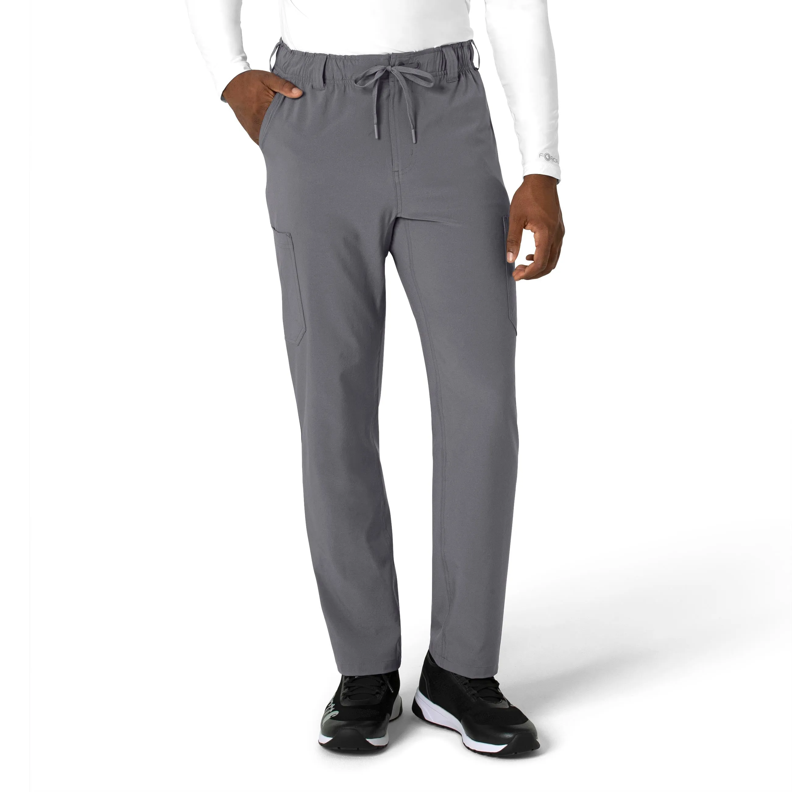 Carhartt Force Cross-Flex Men's Straight Leg Scrub Pant - Pewter