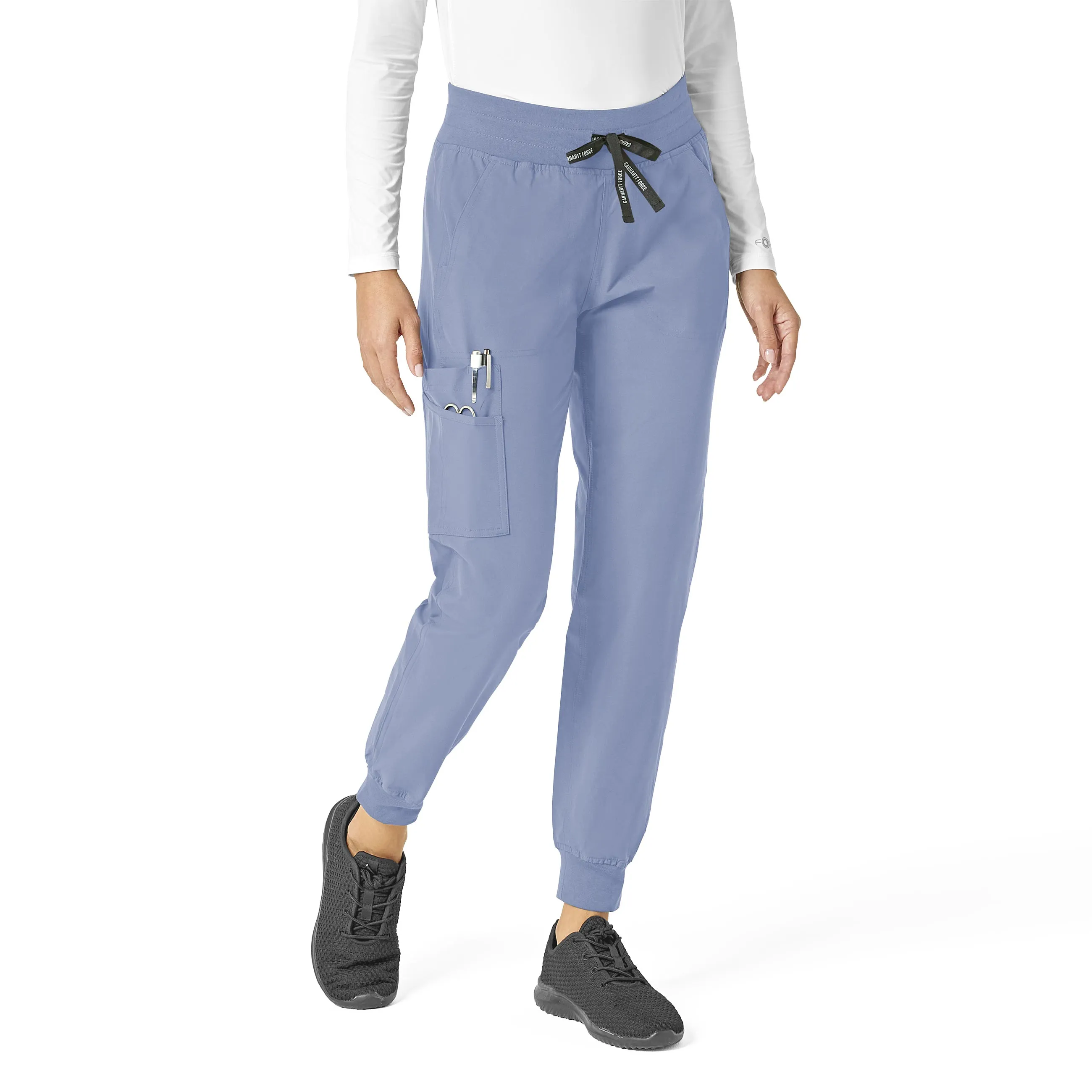 Carhartt Force Essentials Women's Jogger Scrub Pant - Ceil Blue