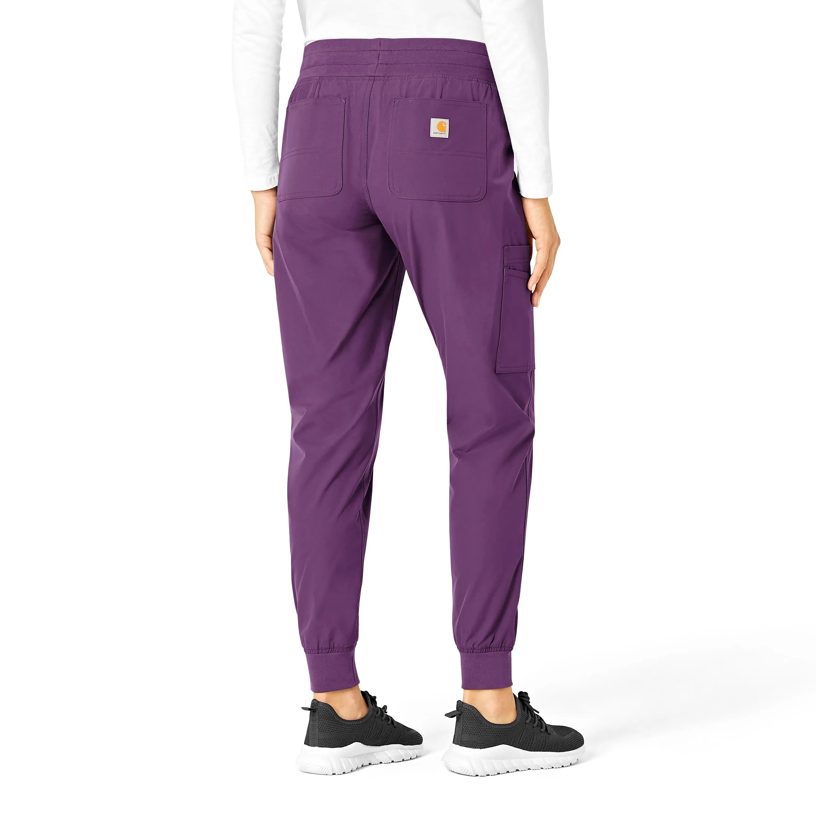 Carhartt Force Essentials Women's Jogger Scrub Pant - Eggplant