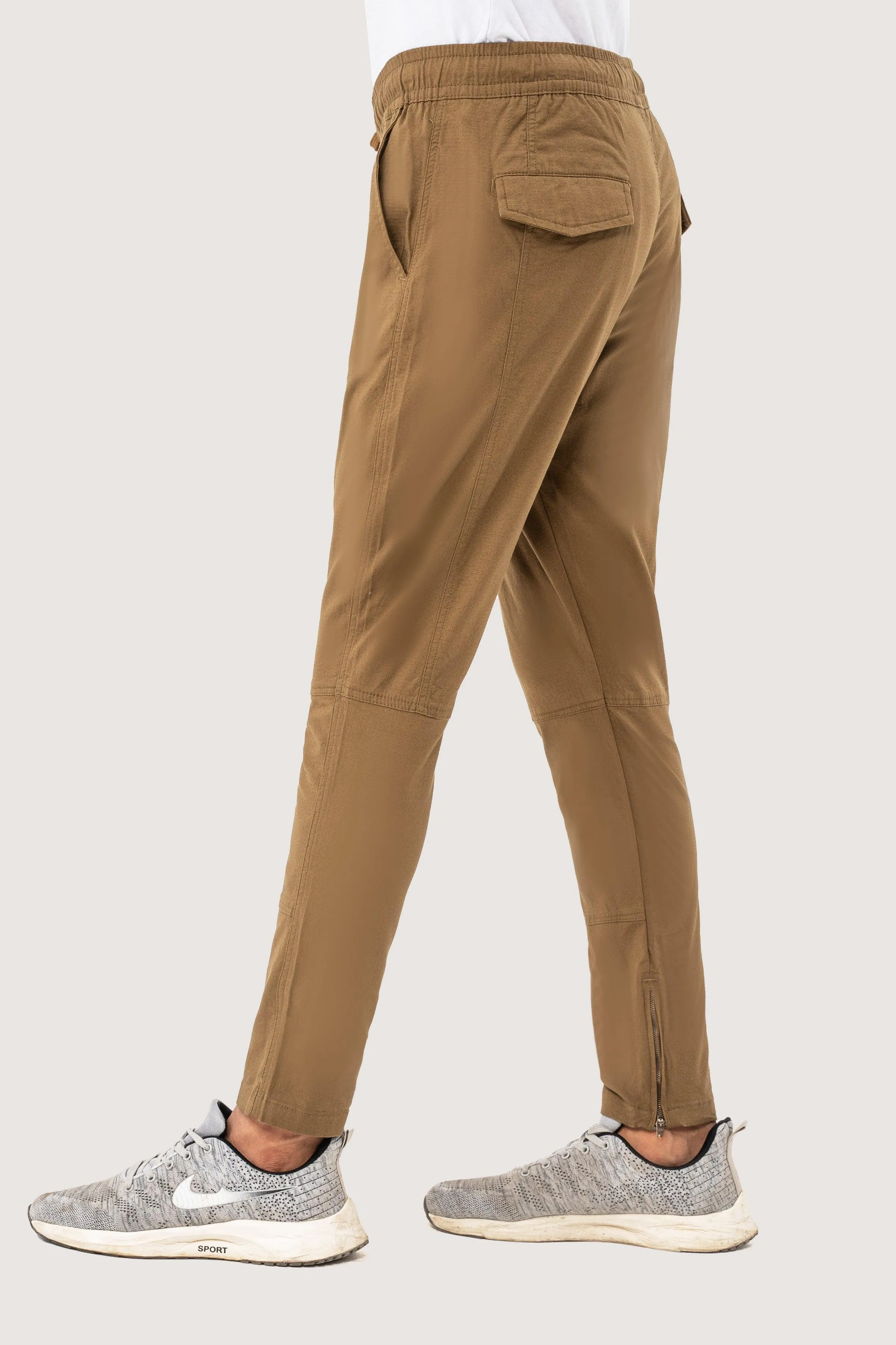 CASUAL RIPSTOP TROUSER DARK KHAKI