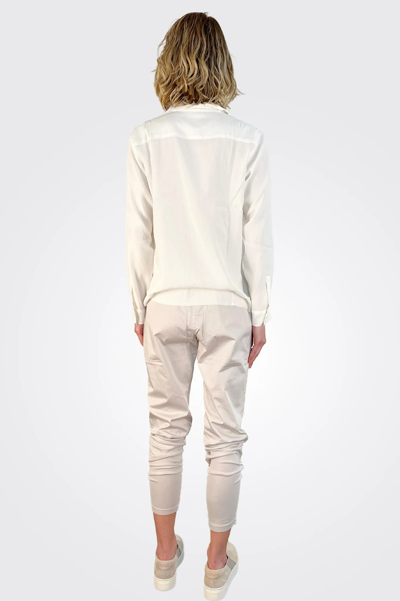 Casual Tapered Pants - Chalk