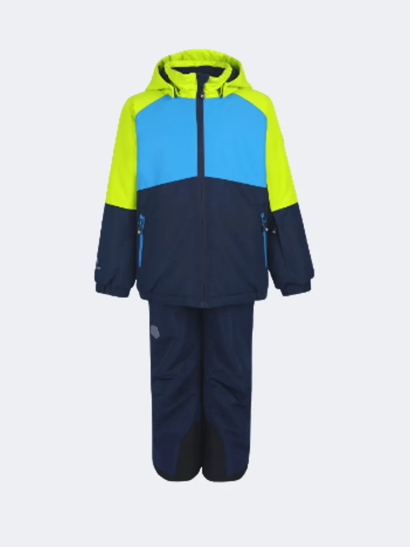 Color Kids Colorblock Af 10.000 Boys Skiing Set Eclipse