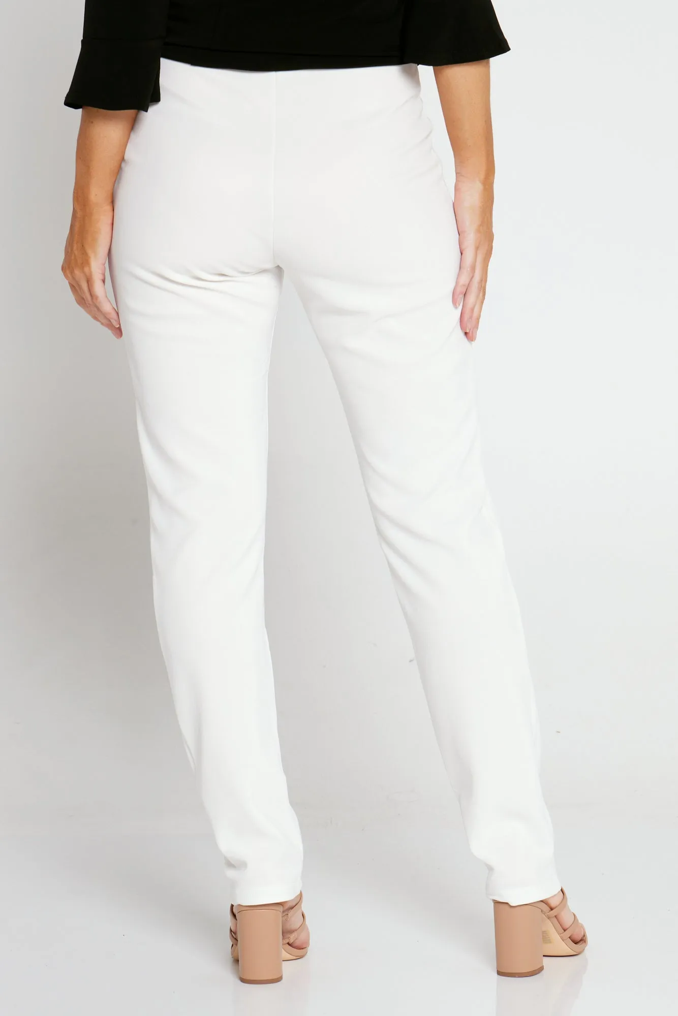 Cordelia St Pencil Pant - Ivory