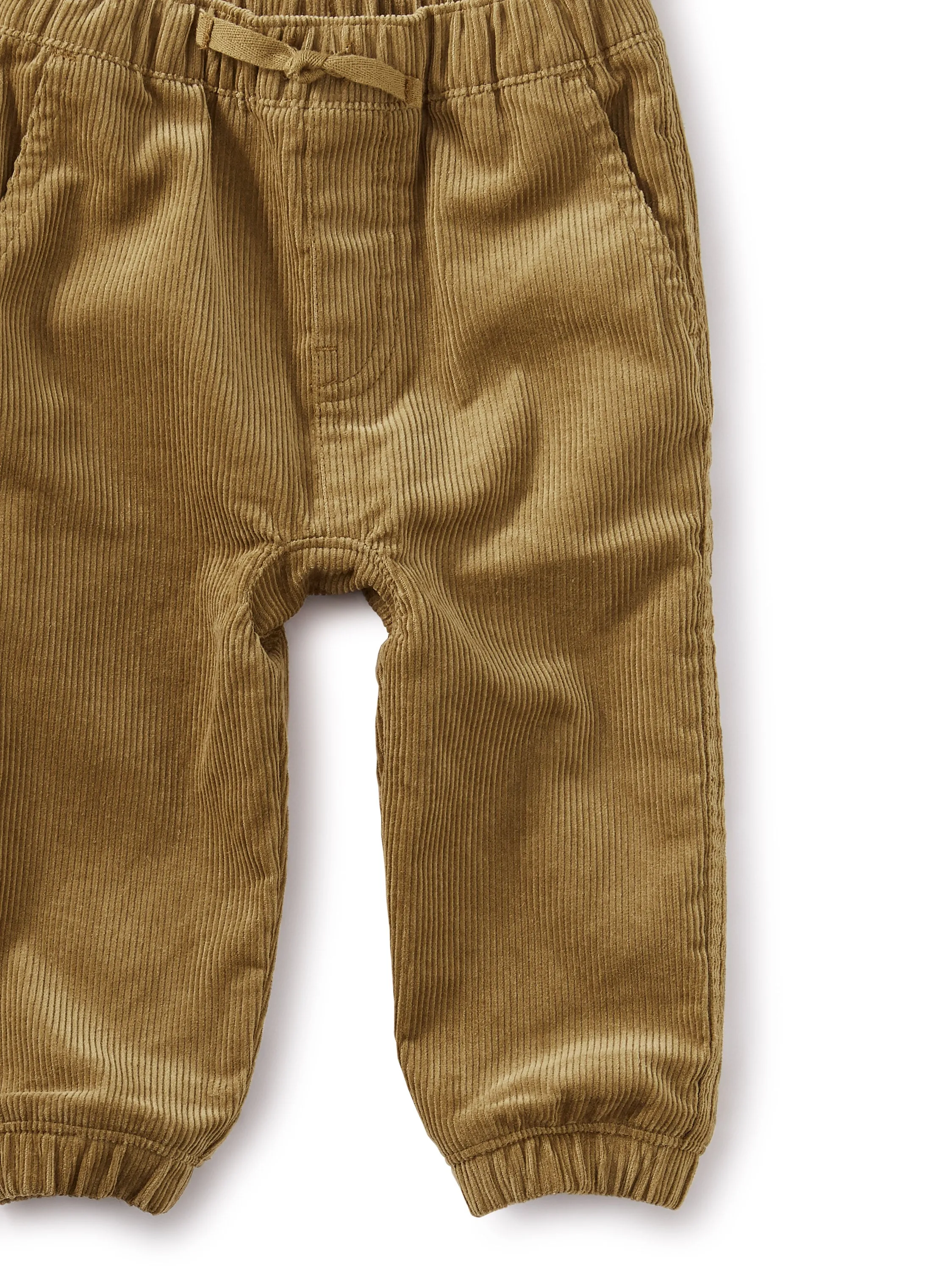 Corduroy Baby Pants - Raw Umber