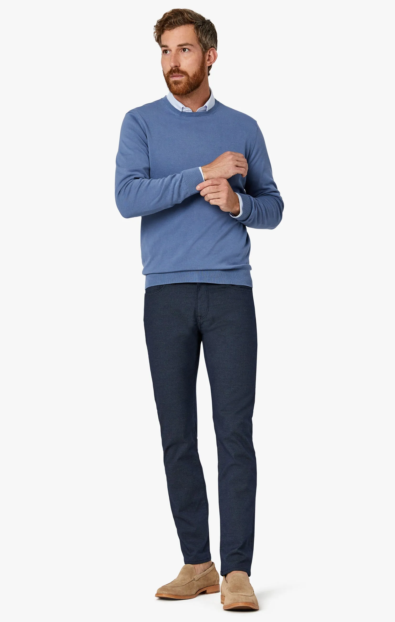 Courage Straight Leg Pants in Navy Coolmax