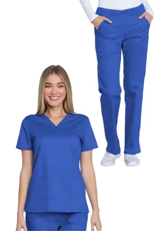 Dickies Industrial Women's Scrub Set | Royal Blue