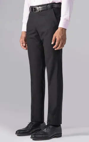 DRESS PANT SLIM FIT BLACK SELF