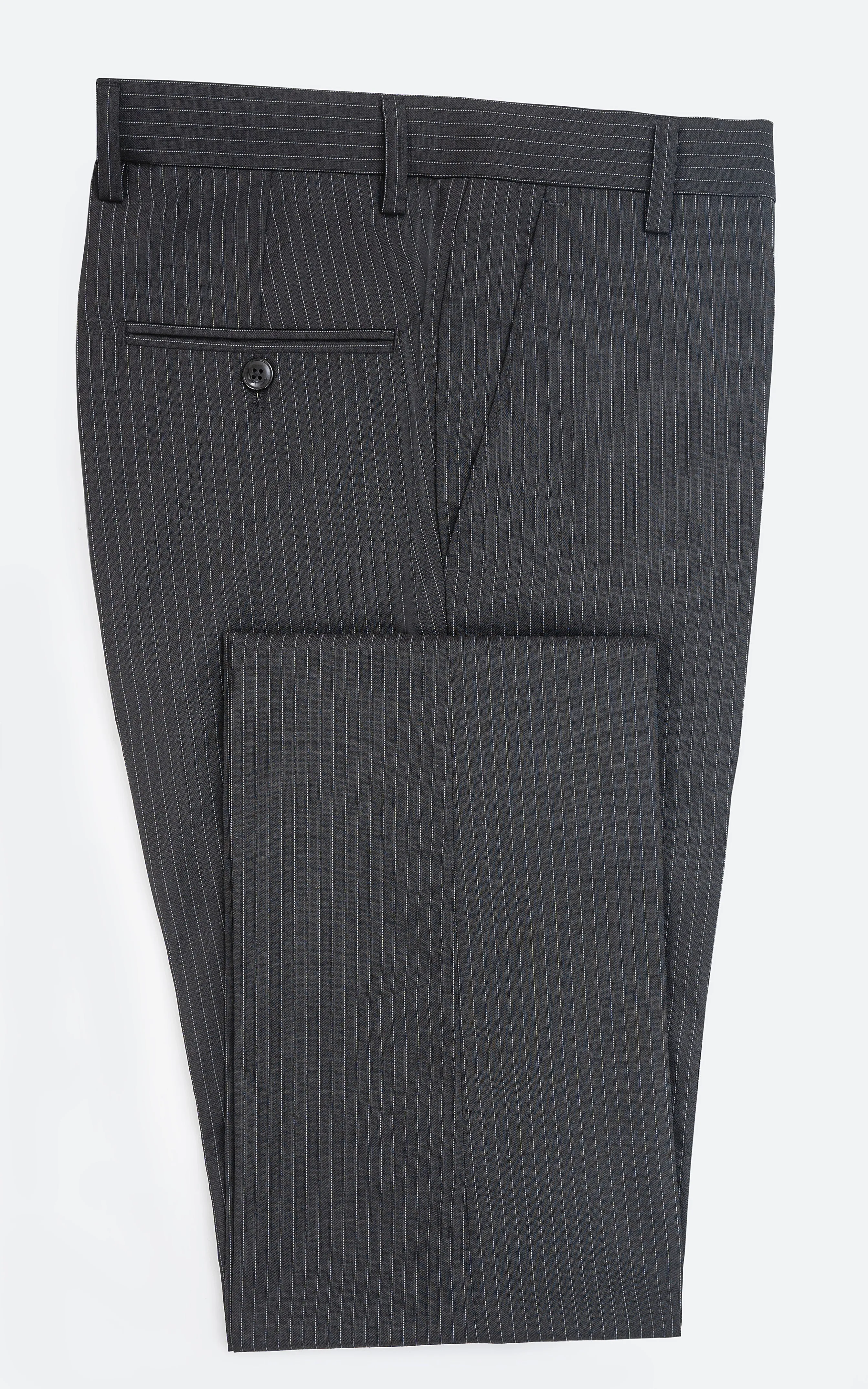 DRESS PANT  SLIM FIT BLACK STRIPER