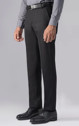 DRESS PANT  SLIM FIT BLACK TEXTURE