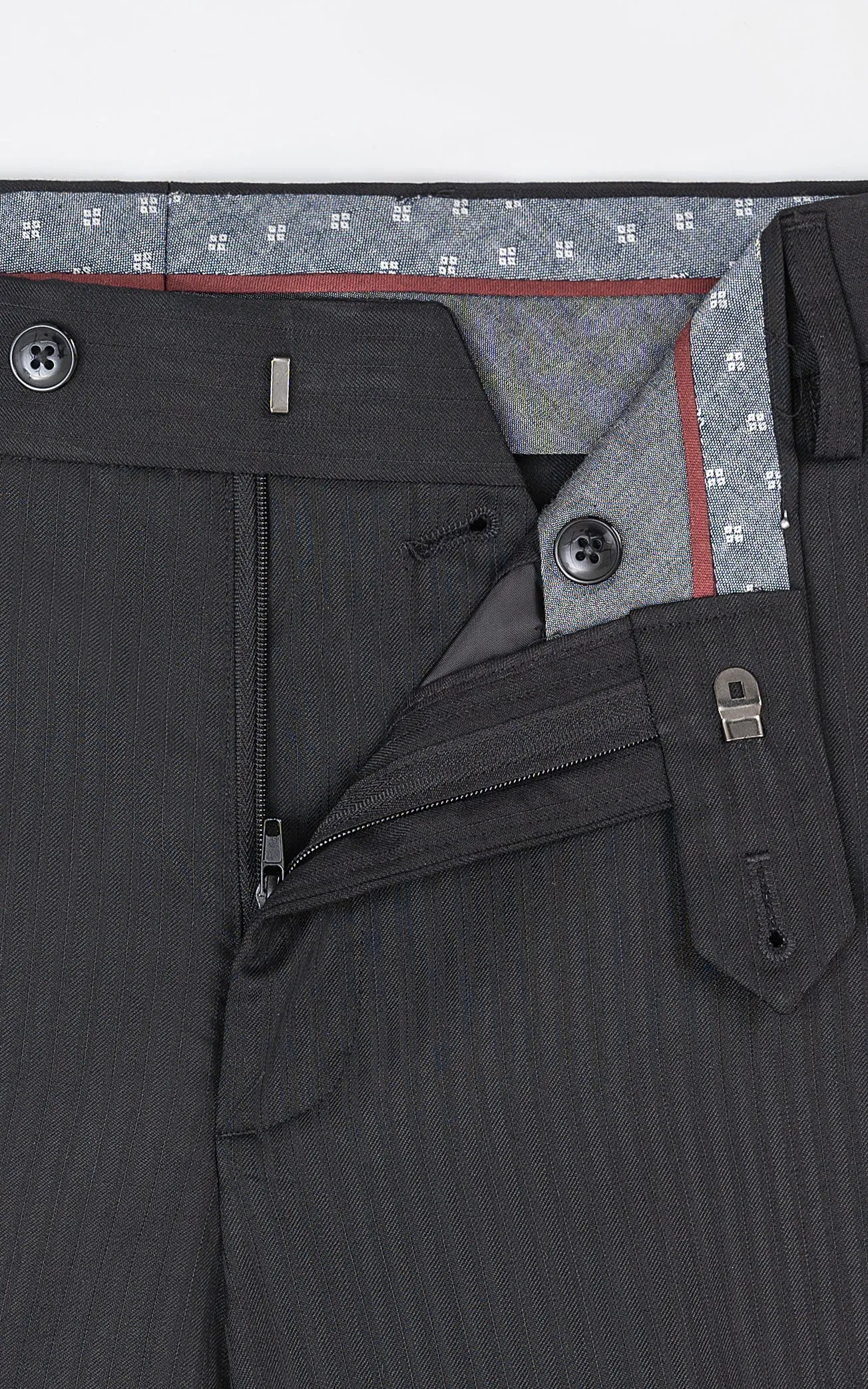 DRESS PANT  SLIM FIT BLACK TEXTURE