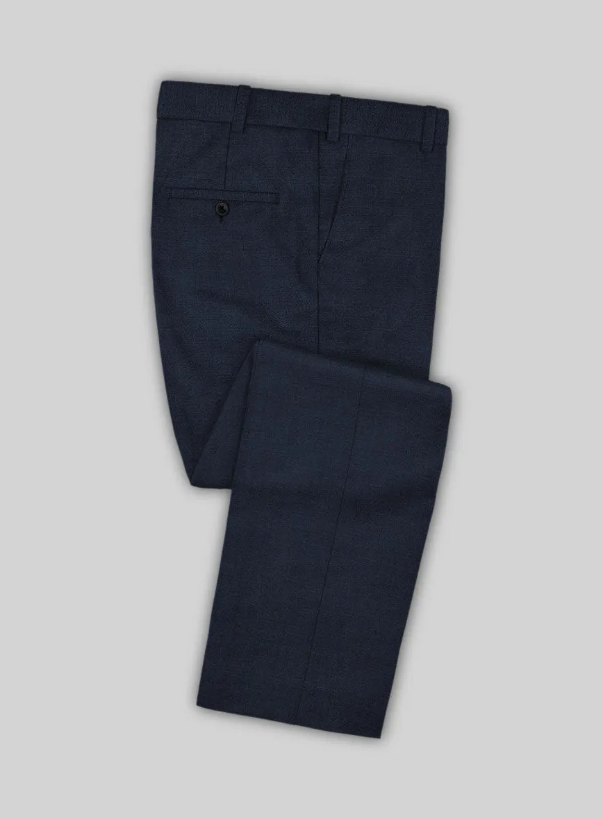 Fresco Island Blue Wool Pants