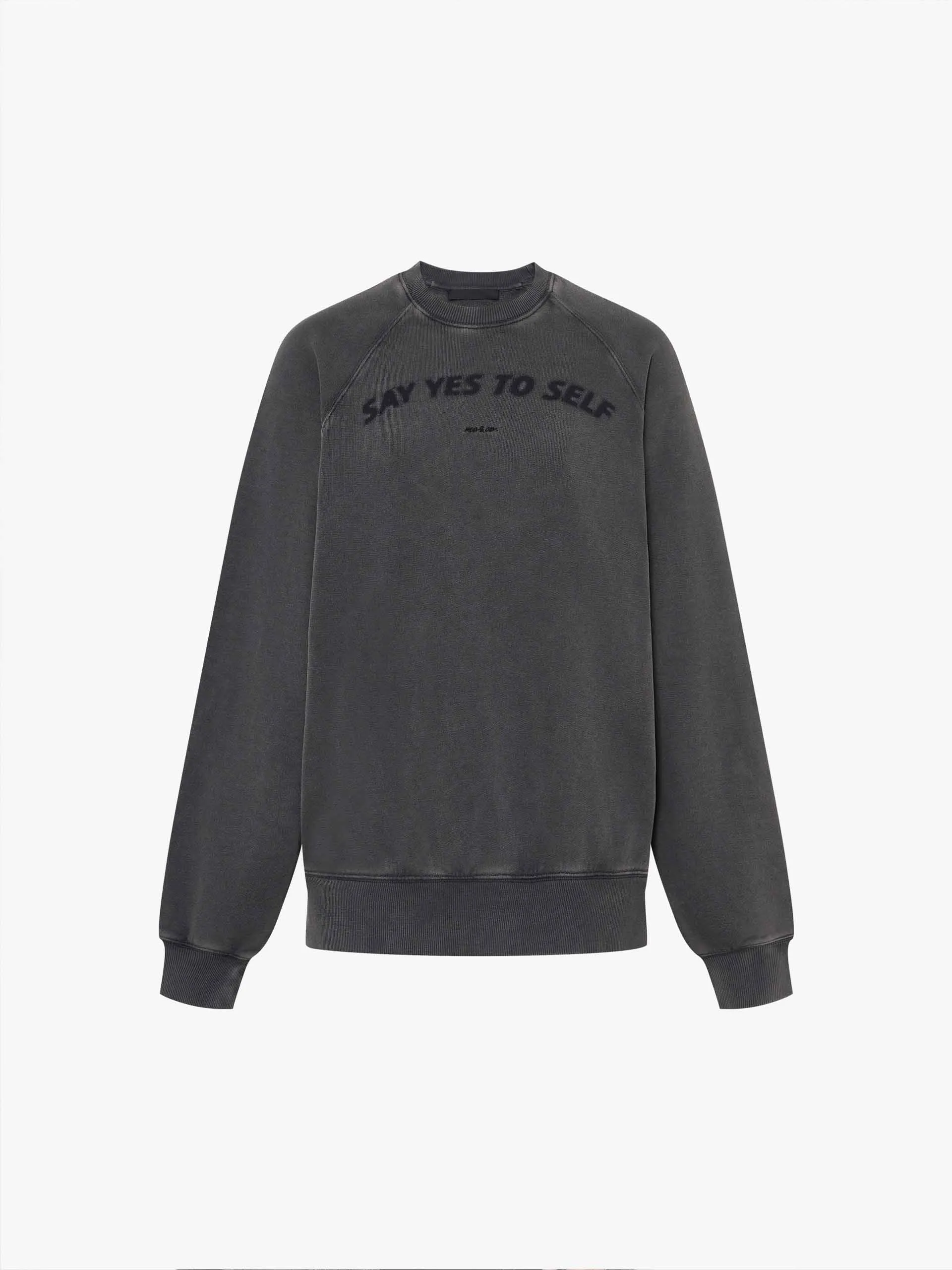 Front Slogan Cotton Sweatshirt