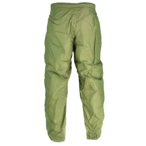 Genuine Swedish army pants insulated OD green Thermal trousers cold weather