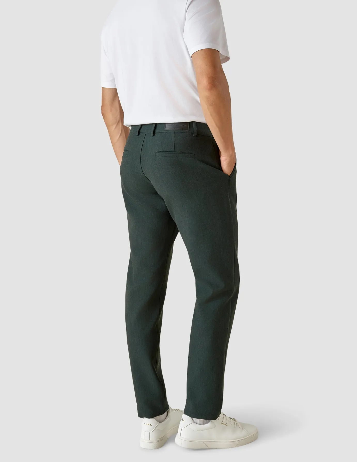 Heavy Edition Pants Regular Deep Green Melange 2.0