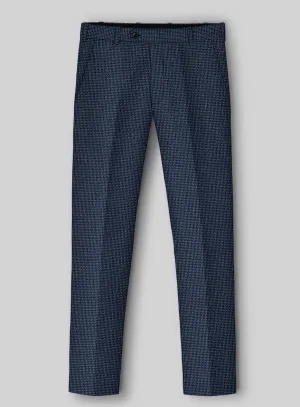 Italian Wool Silk Linen Nives Pants