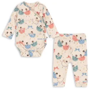 Konges Sløjd Bow Ballerina Basic Newborn Set Gots