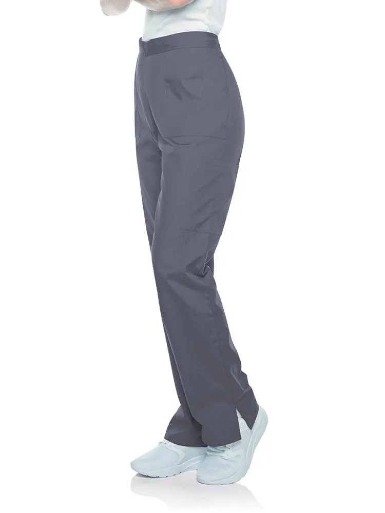 Landau ScrubZone Women's Straight Leg Cargo Pants | Grey