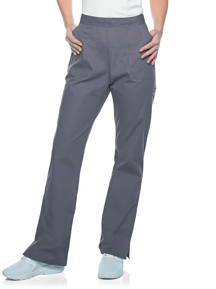 Landau ScrubZone Women's Straight Leg Cargo Pants | Grey