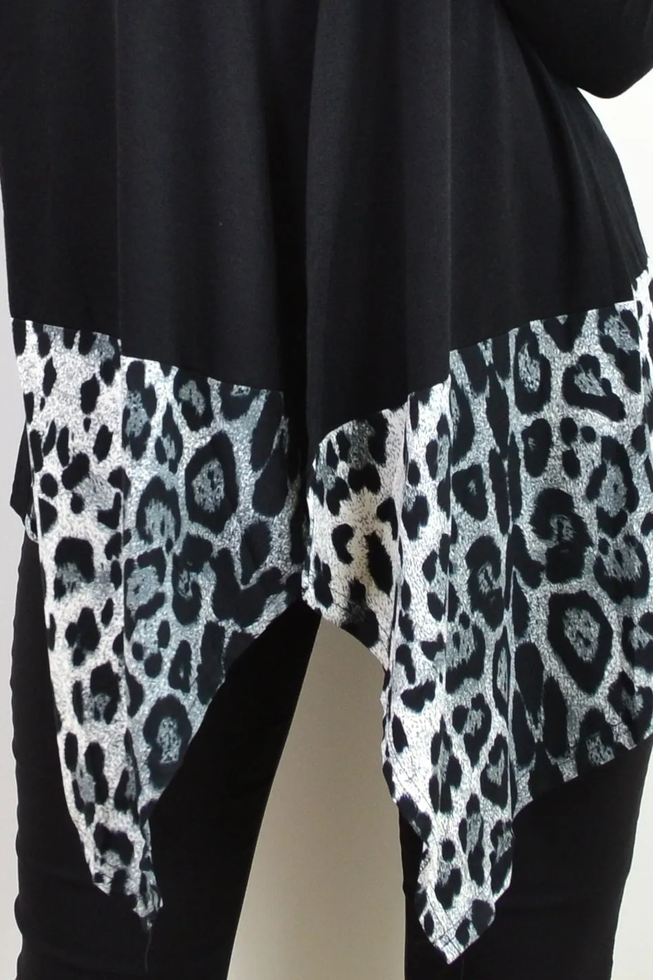 Long Sleeves Animal Print Cardigan