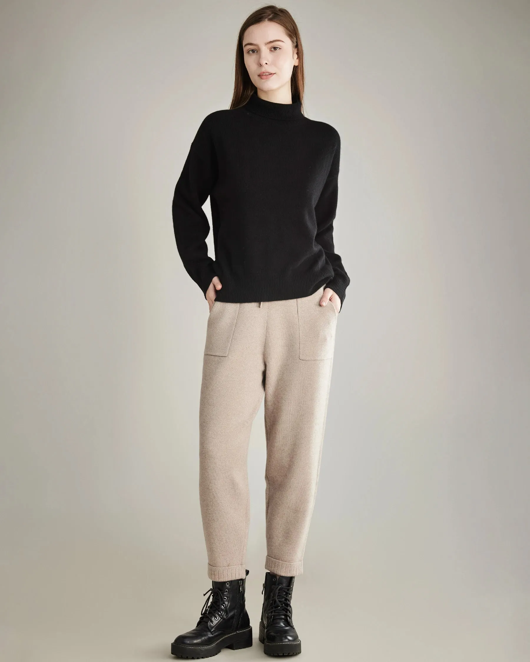 Loose Casual Cashmere Pants