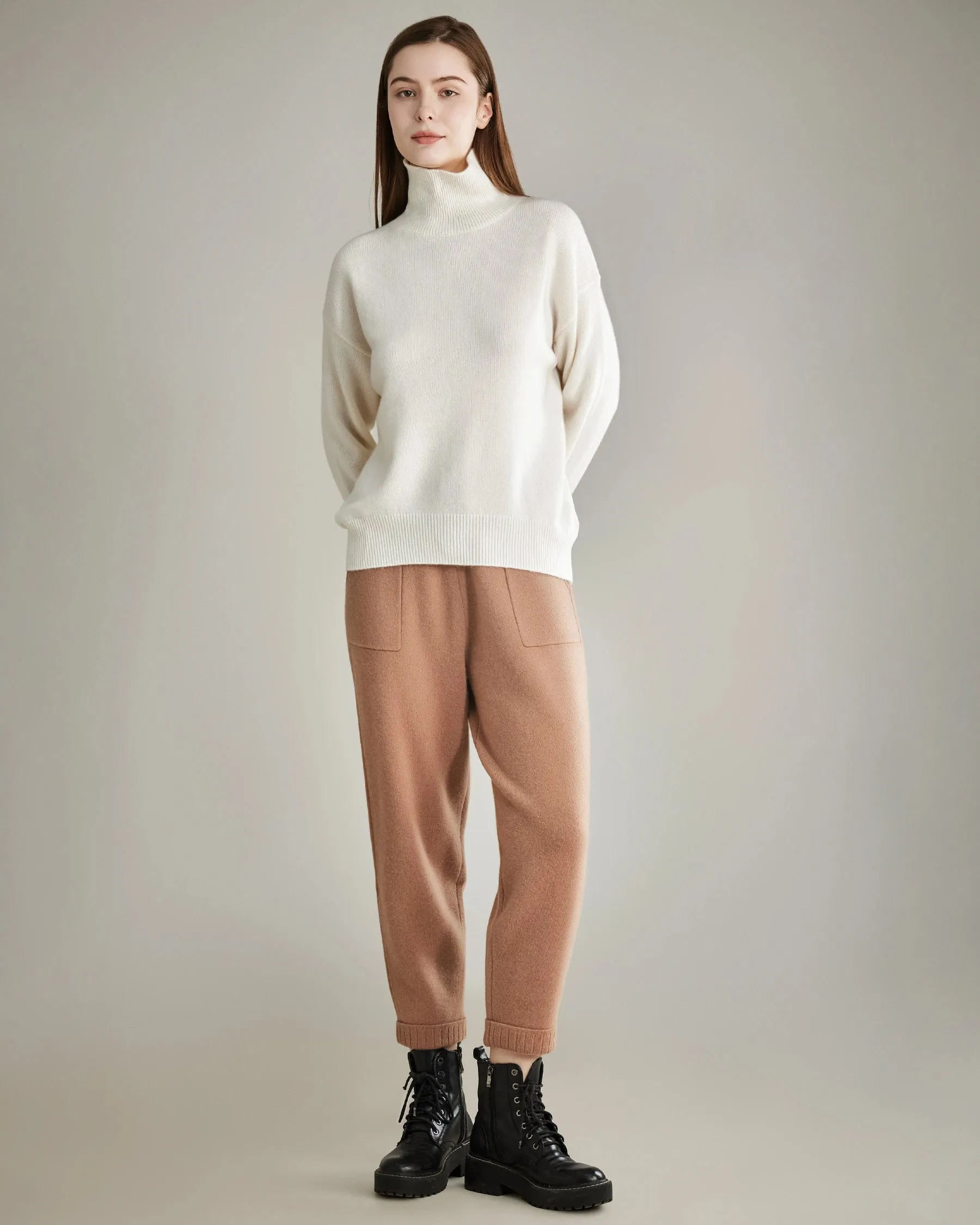 Loose Casual Cashmere Pants