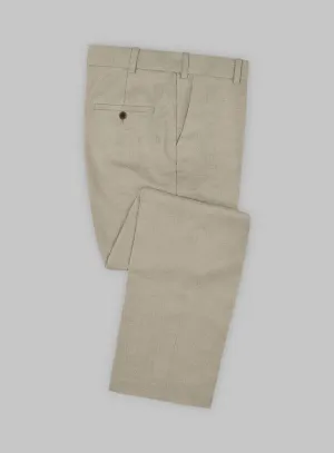 Marco Stretch Royal Beige Wool Pants