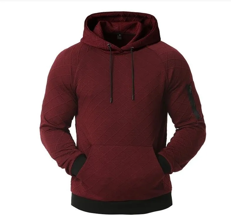 Men's Casual Hooded Sweatshirt Tops Hoodies