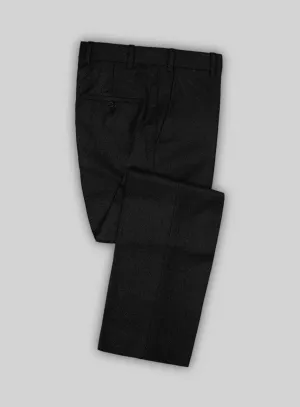 Naples Black Tweed Pants