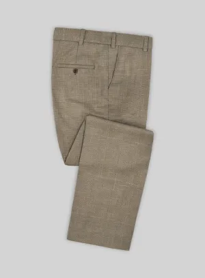 Napolean Ariel Nailhead Brown Wool Pants