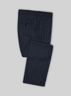 Napolean Eloyi Stripe Blue Wool Pants