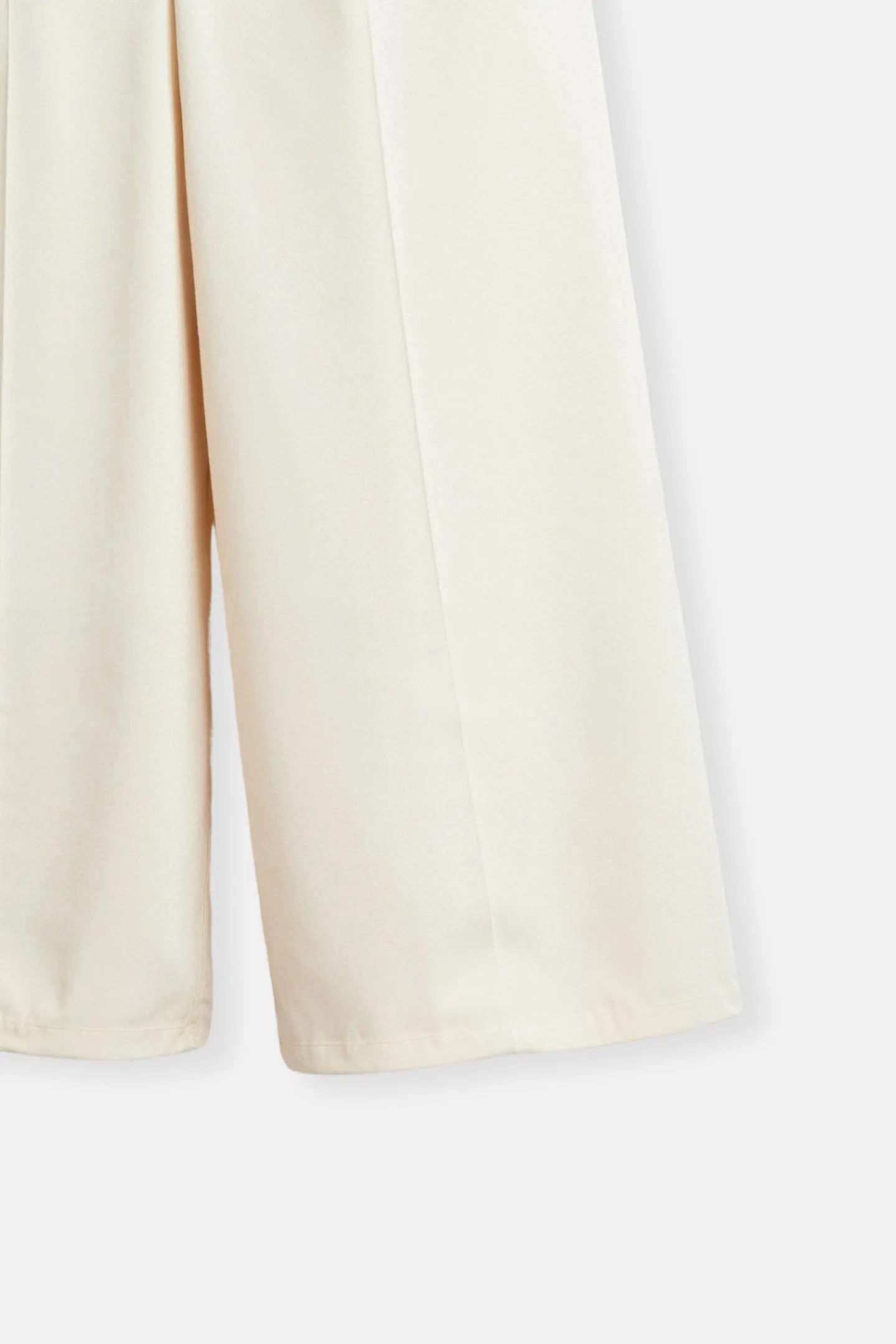 Old Money Elegant High Waist Solid Color Wide Leg Pants