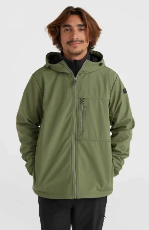 O'Neill TRVLR Series Softshell Jacket | Deep Lichen Green