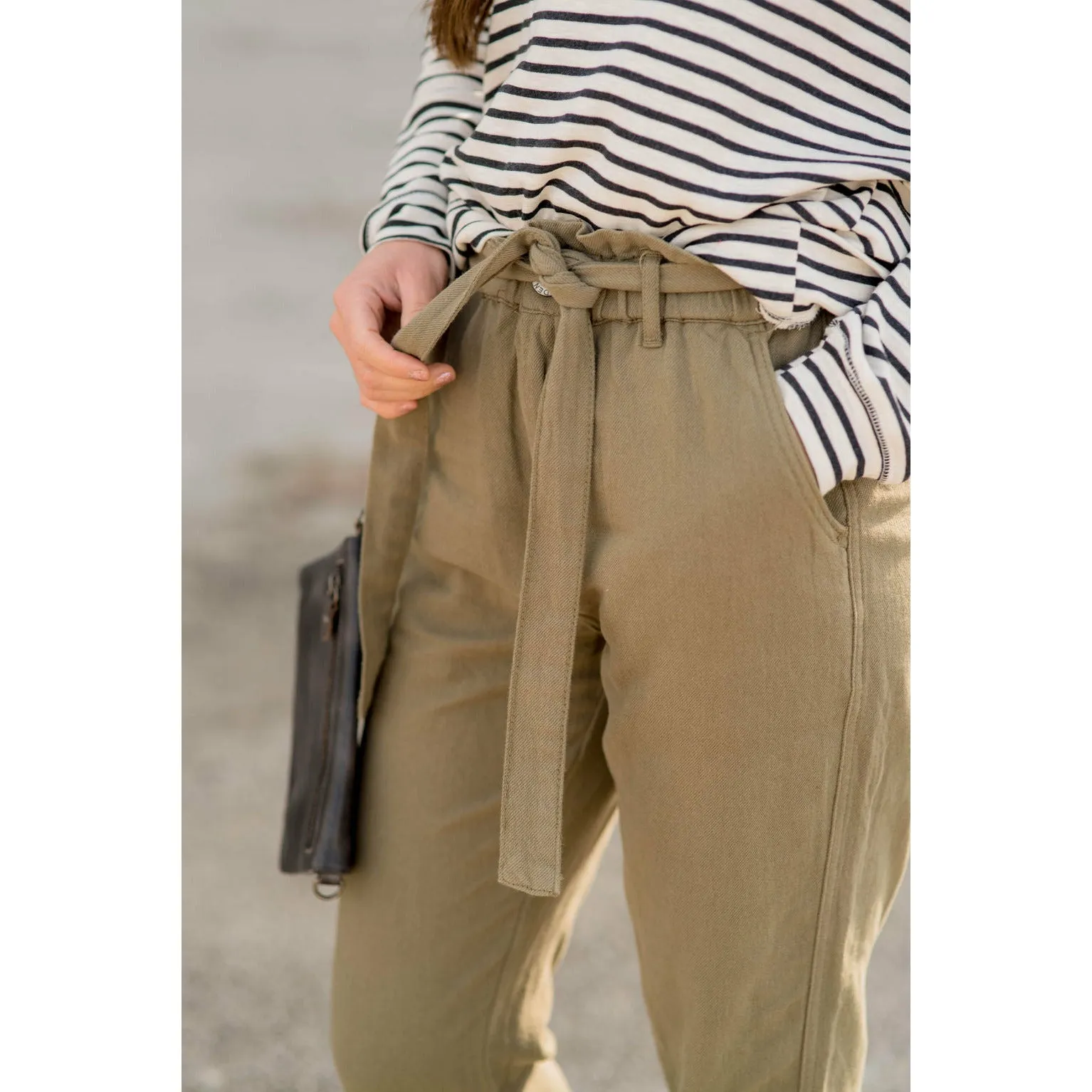 Paper Bag Waist Pants